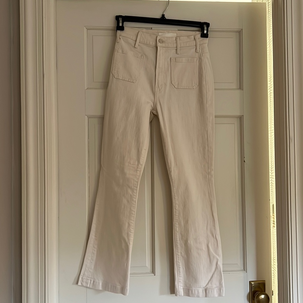 MOTHER denim Hustler patch pocket jean in Act Natural size 25